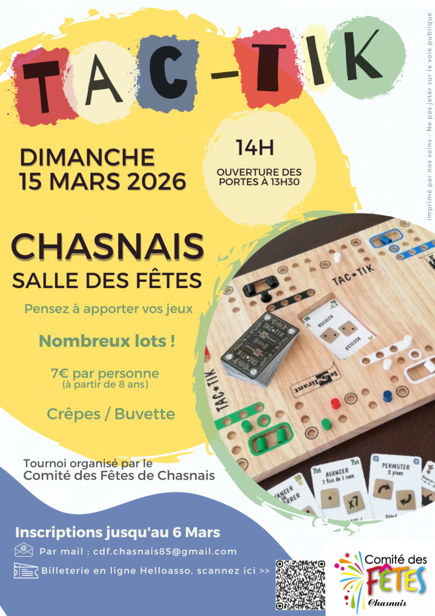 Affiche CDF Concours TAC Tik – 1