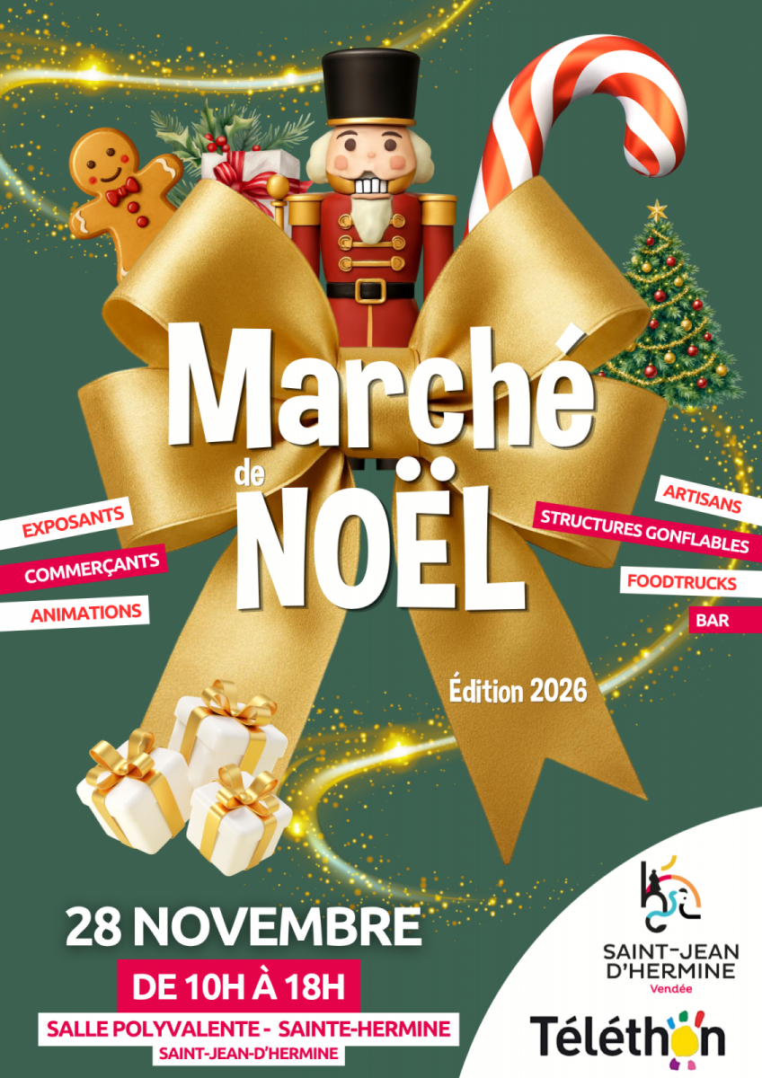 Affiche marché de Noel – 1