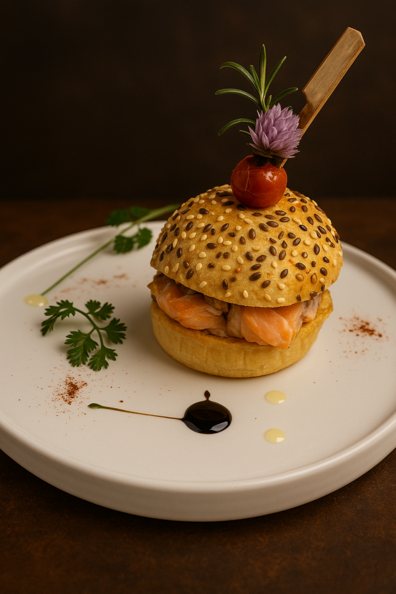 Burger saumon