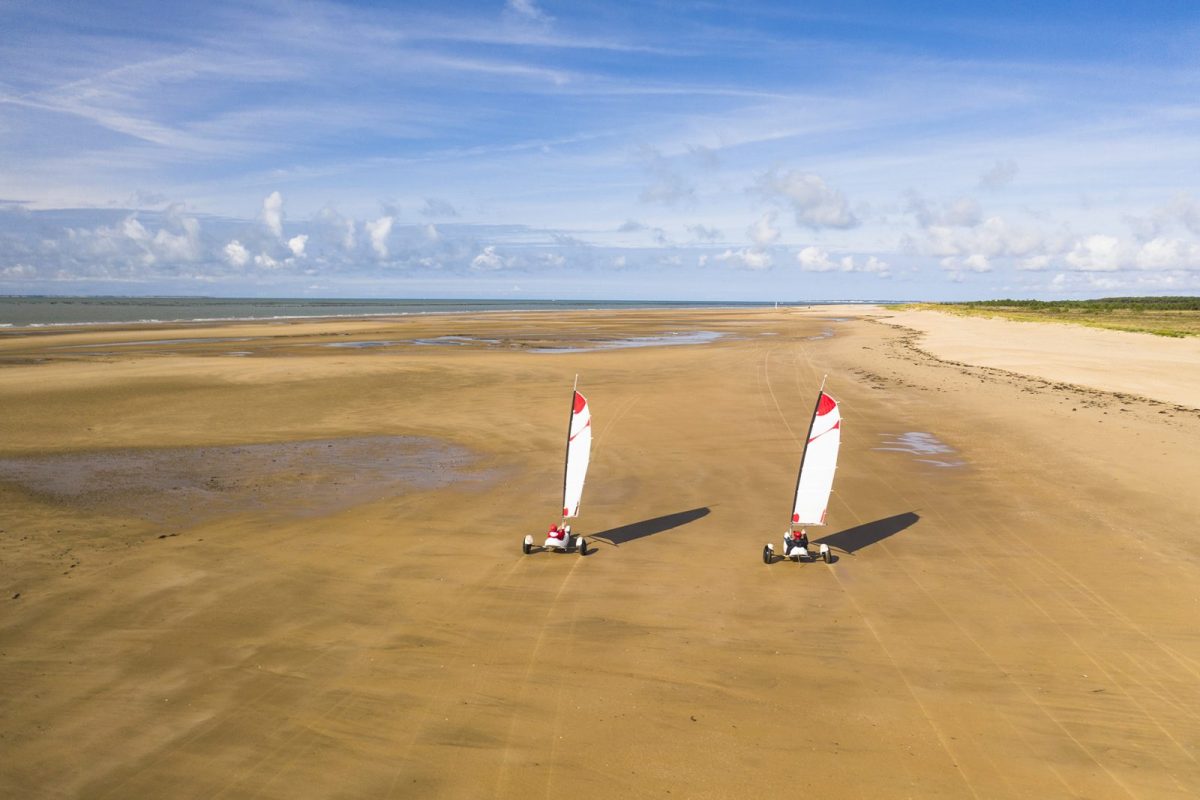 Char à voile à la Faute sur Mer © 16-9e‘ pour Sud Vendée Tourisme