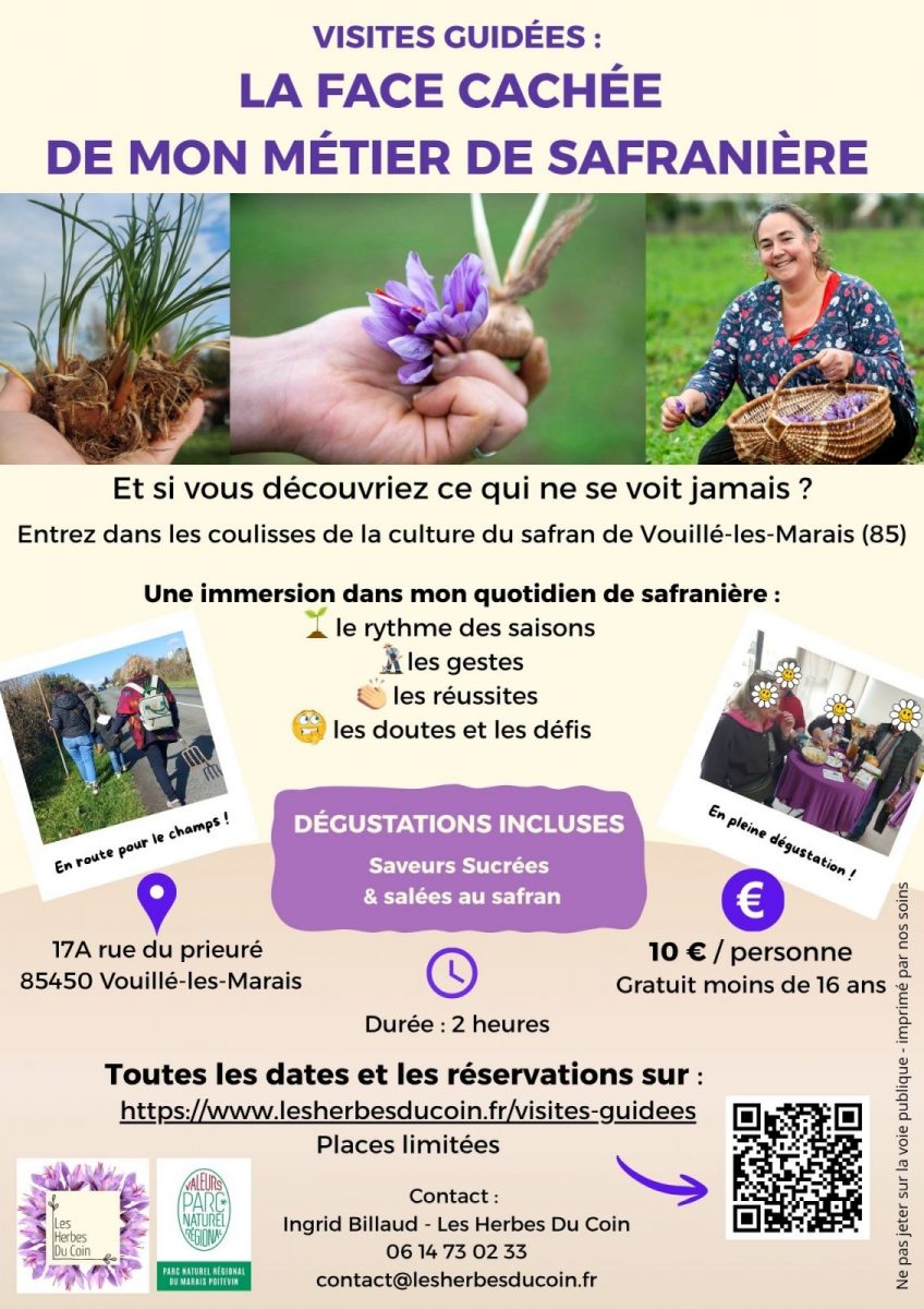 Visite guidée : La face cachée de mon métier de safranière – 1