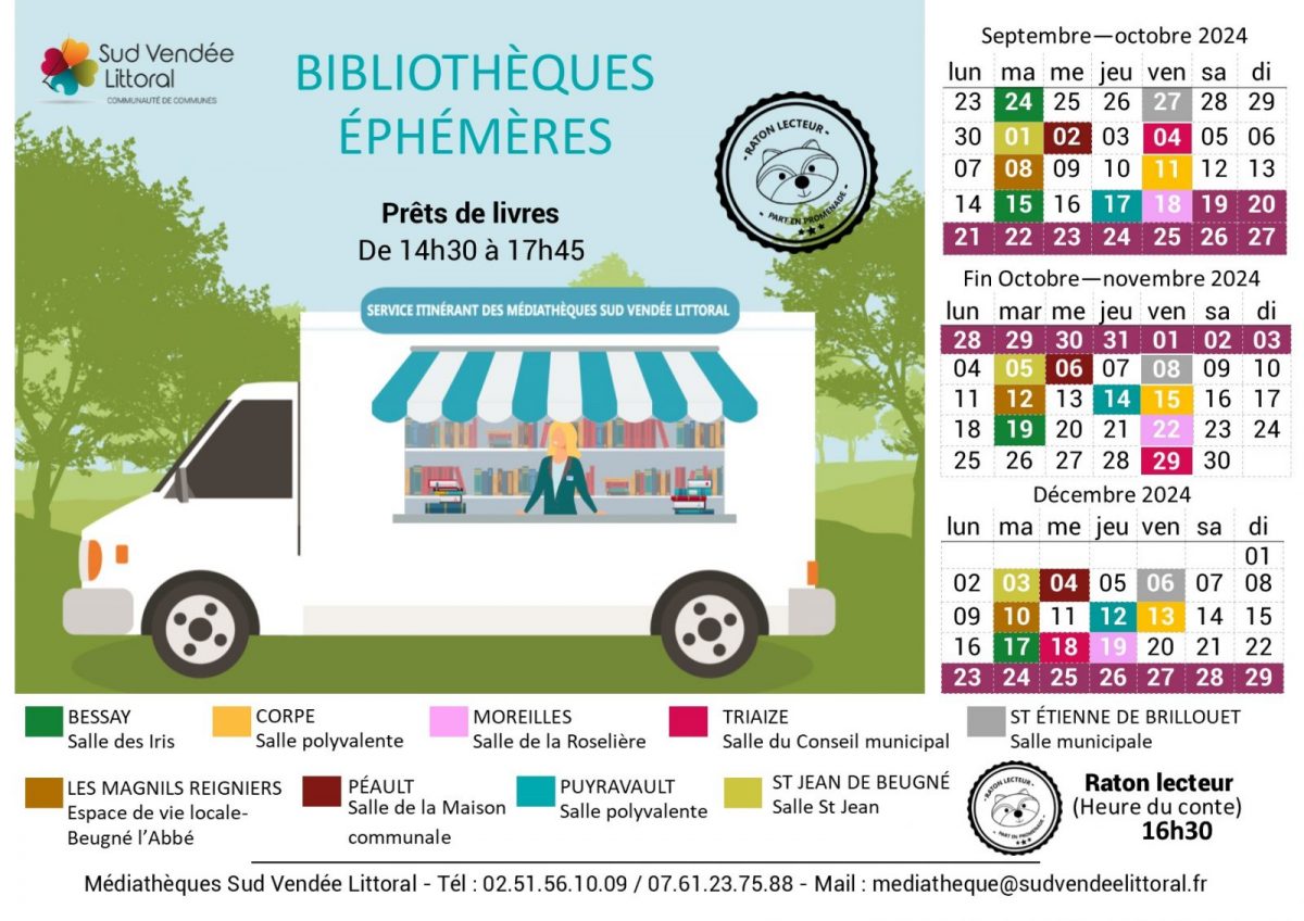 calendrier BI sept – dec 2024