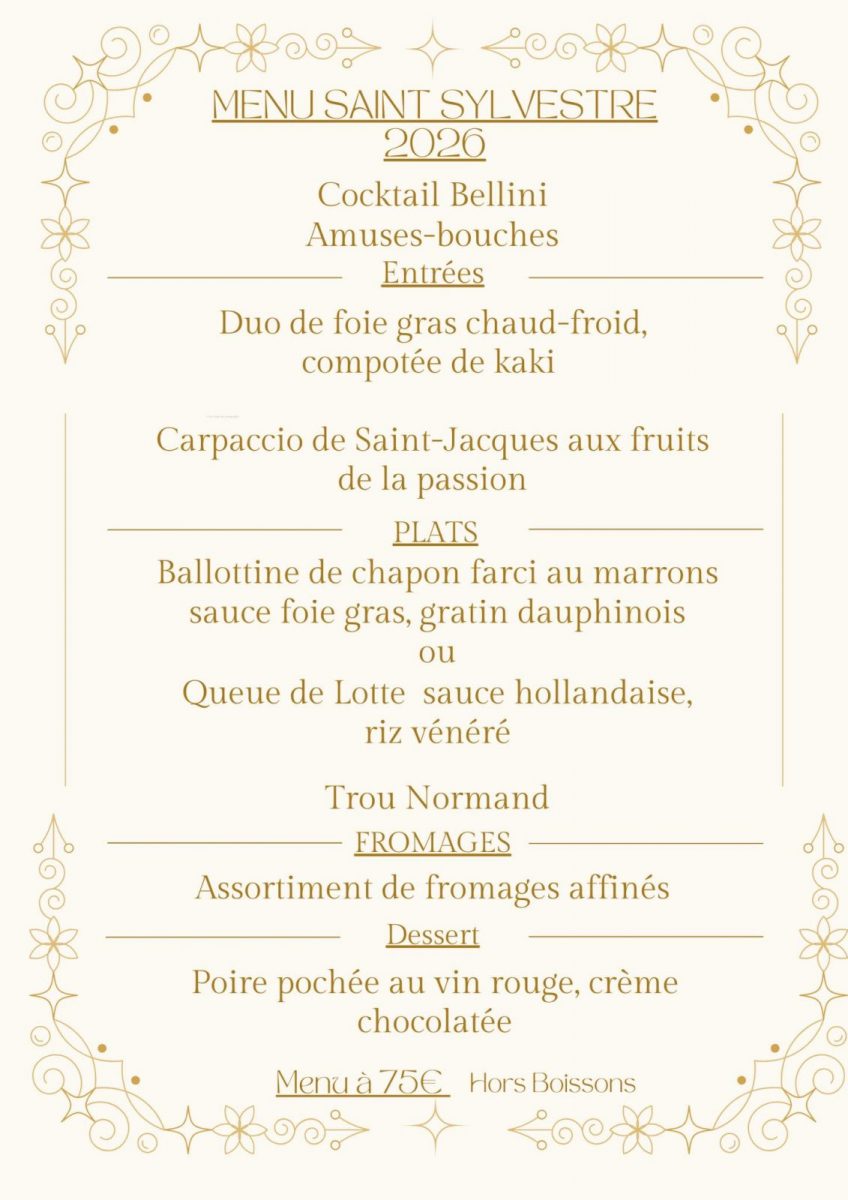 menu st sylvestre le lucongeles