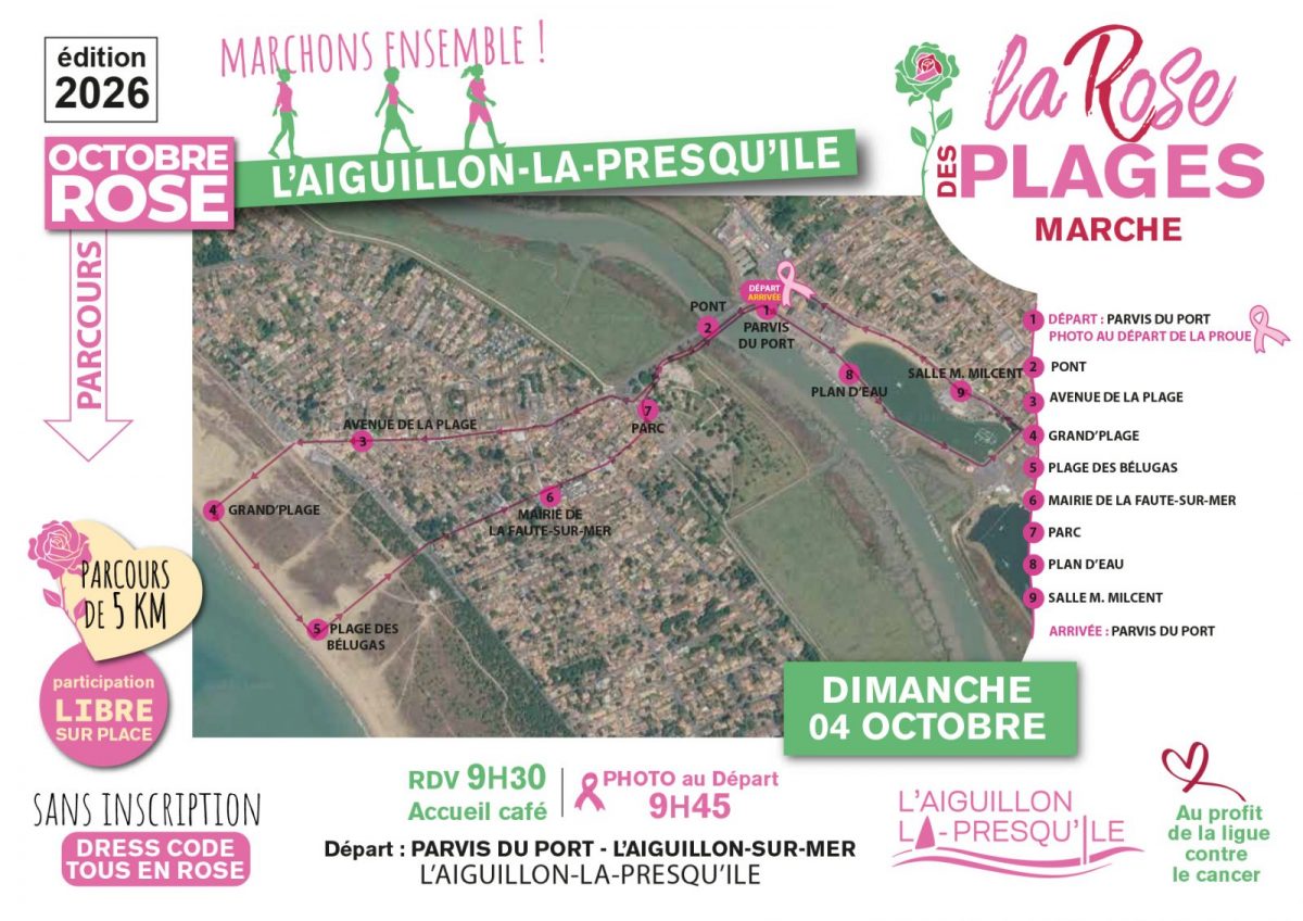 parcours la rose des plages 2026