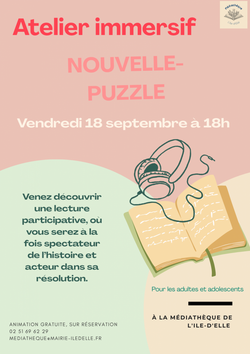 Affiches animations 2026 – spectacle puzzle nouvelle